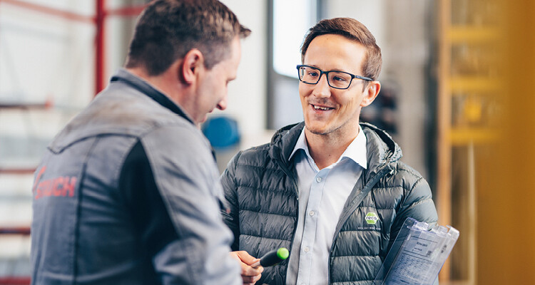 Verkaufsgespräch Außendienst