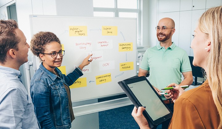Teambesprechung Innendienst